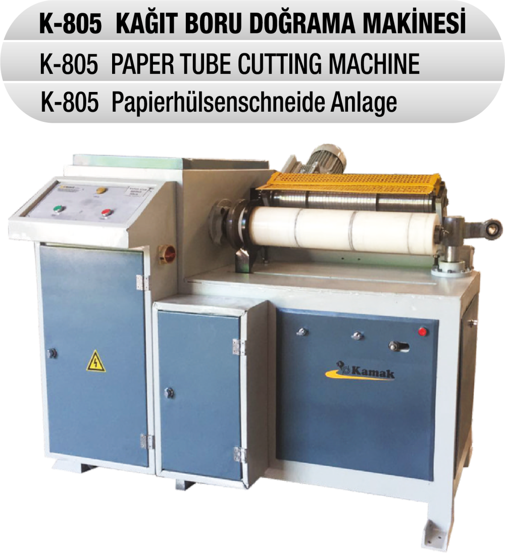 Papierhülsenschneide Anlage