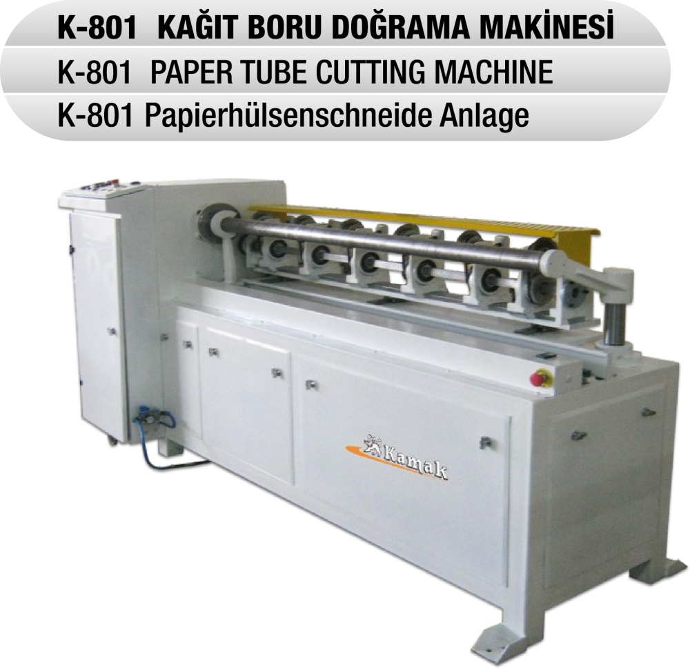 Papierhülsenschneide Anlage